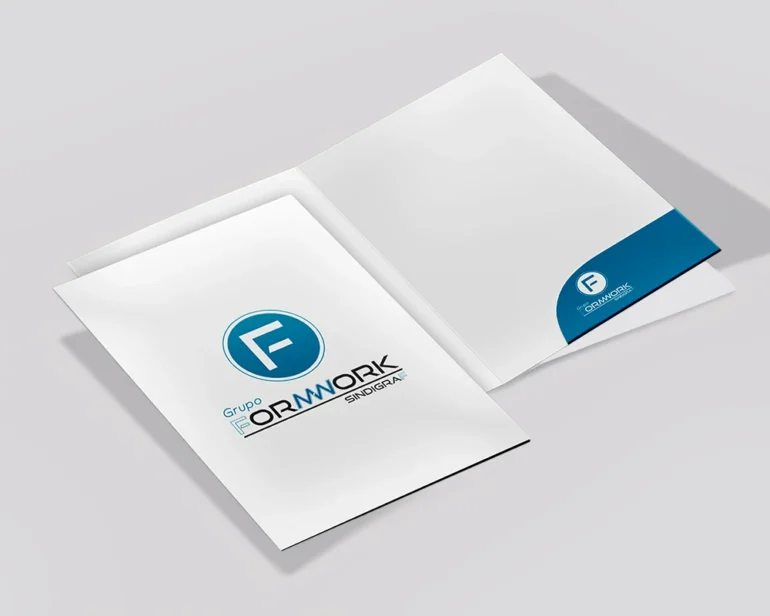 Papelaria Personalizada - Pastas - Grupo Formwork Sindigraf