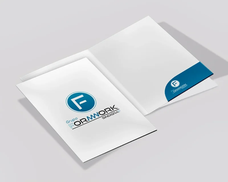 Papelaria Personalizada - Pastas - Grupo Formwork Sindigraf